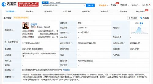 光线影业在成都成立动画公司,注册资本5000万元